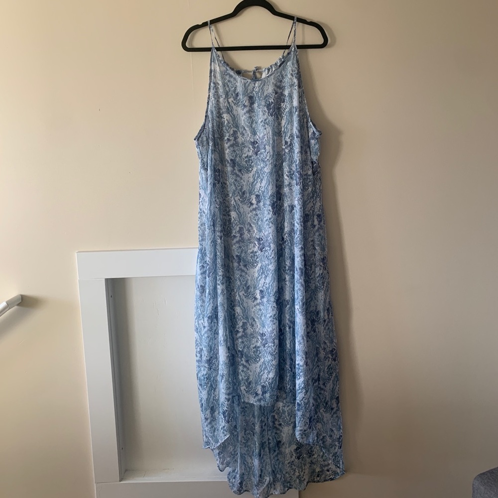 Midi high low sun dress